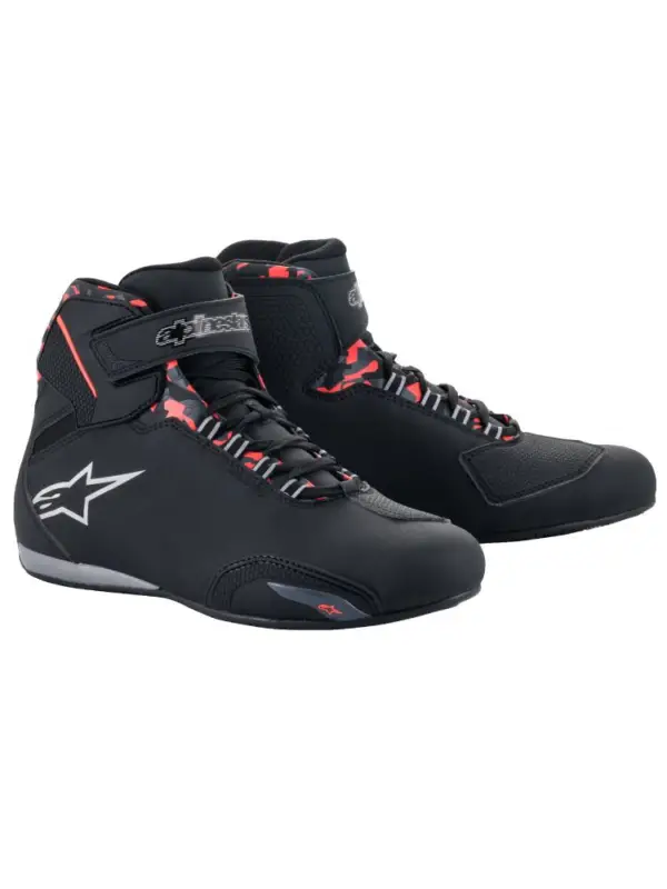 Wyjątkowa oferta Buty motocyklowe Alpinestars Sektor Waterproof czarno-czerwono-szare