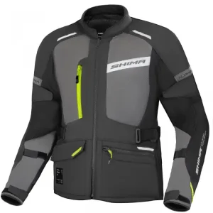 Wybór klientów Kurtka motocyklowa tekstylna Shima Alpha czarno-szara