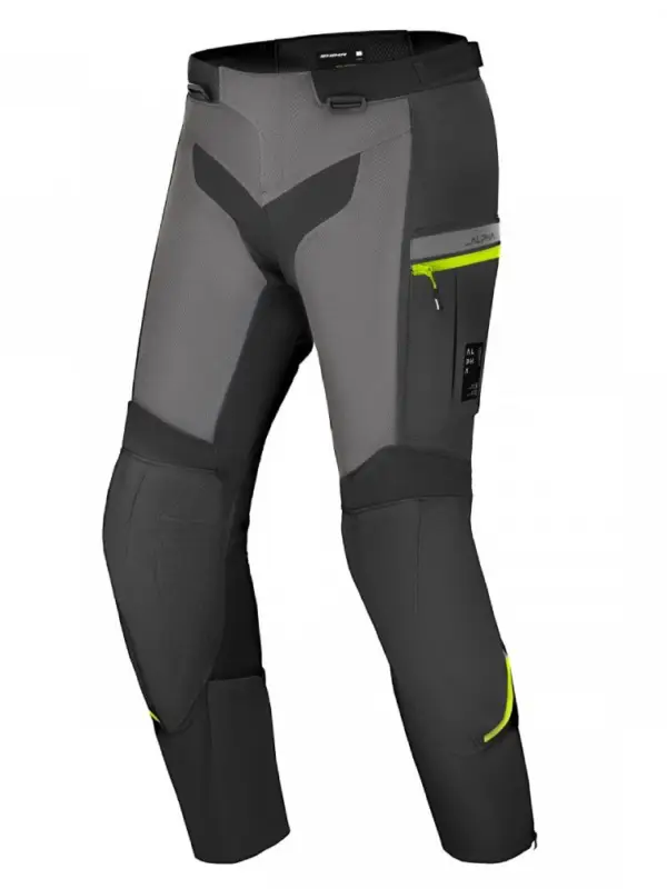 Spodnie motocyklowe tekstylne Shima Alpha czarno-szare Premium