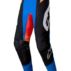 Spodnie cross damskie Alpinestars MX Techstar Melt pomarańczowo-niebieskie Dostępne od ręki