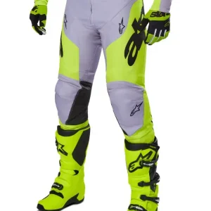 Najlepsza cena Spodnie cross Alpinestars MX Racer Veil szaro-żółty