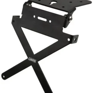 Uniwersalne mocowanie tablicy rejestracyjnej Lampa X-Plate z regulacją nachylenia aluminiowe czarne Wysoka jakość