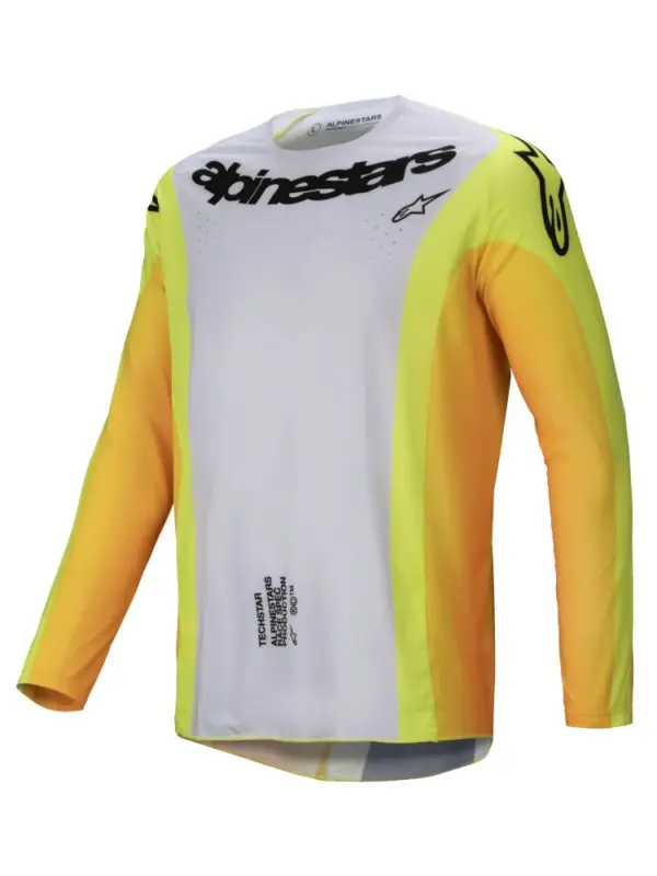 Bluza cross Alpinestars MX Techstar Melt żółto-czarna Darmowy zwrot
