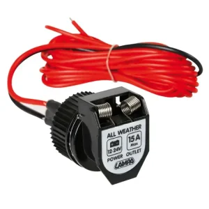 Wyjątkowa oferta Gniazdo zasilania Lampa PX-2 wodoodporne [12/ 24V]