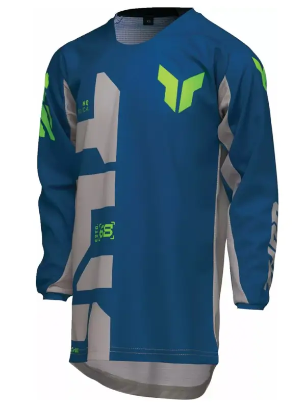 Bluza enduro dziecięca Thor Launchmode Forge niebieska Super okazja