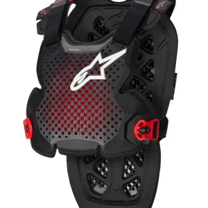 Wyprzedaż Ochraniacz klatki piersiowej Alpinestars MX A-1 Pro czarno-czerwono-antracytowy