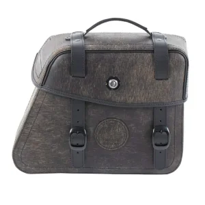 Cena promocyjna Sakwa skórzana prawa Hepco&Becker Rugged do montażu na stelażu C-Bow (pojemność: 19L) brązowa