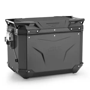 Dostępne od ręki Kufer boczny GIVI Trekker Outback Evo Smart 48 aluminiowy, czarny [na lewą stronę; poj.: 48 l; bez wkładki SLR]