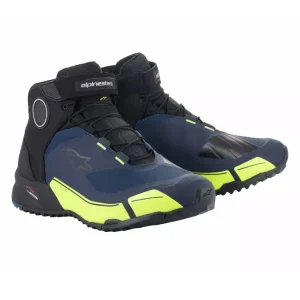 Tylko do końca tygodnia Buty motocyklowe Alpinestars CR-X Drystar® czarno-niebiesko-fluo