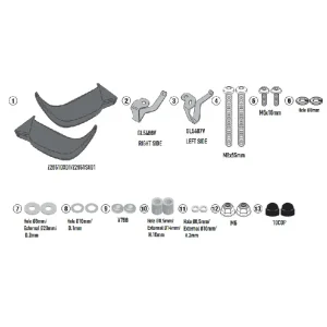 Handbary Kappa CF Moto Multiterrain 650 MT (21-24) czarne Kup online