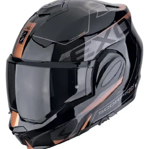 Kask szczękowy Scorpion Exo-Tech Evo Traveller czarno-złoty Niska cena