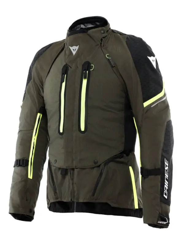 Kurtka motocyklowa tekstylna Dainese Super Adventure Absoluteshell brązowo-czarno-żółta Oferta