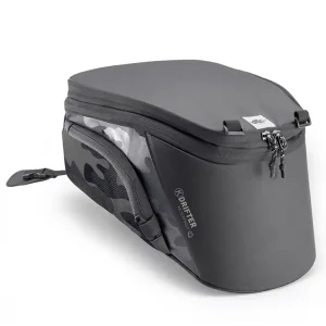 Wyprzedaż Torba na zbiornik Tankbag Kappa DR01 Tanklock czarno-szara [pojemność: 10-15 l; wymaga mocowania BF_]
