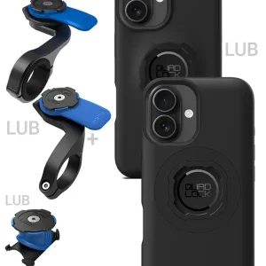 Obniżka ceny Zestaw rowerowy: etui na telefon iPhone 16 oraz mocowanie Quad Lock