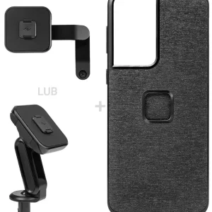 Wyprzedaż Zestaw na motocykl: etui Peak Design Mobile Everyday Case do modelu Samsung Galaxy S21 Ultra + mocowanie motocykla