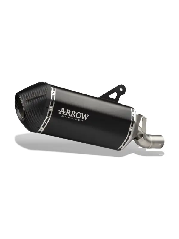 Ograniczona ilość Tłumik motocyklowy Arrow Sonora bez homologacji Aprilia Tuareg 660 (22-23) czarny