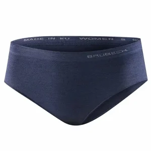 Majtki damskie Brubeck Classic Comfort Merino niebieskie Ostatnie sztuki