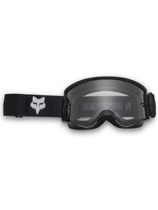 Gogle motocyklowe Fox Main Core z przezroczystą szybą, czarne Dodaj do koszyka