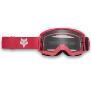 Gogle motocyklowe Fox Main Core z przezroczystą szybą, różowe Zniżka