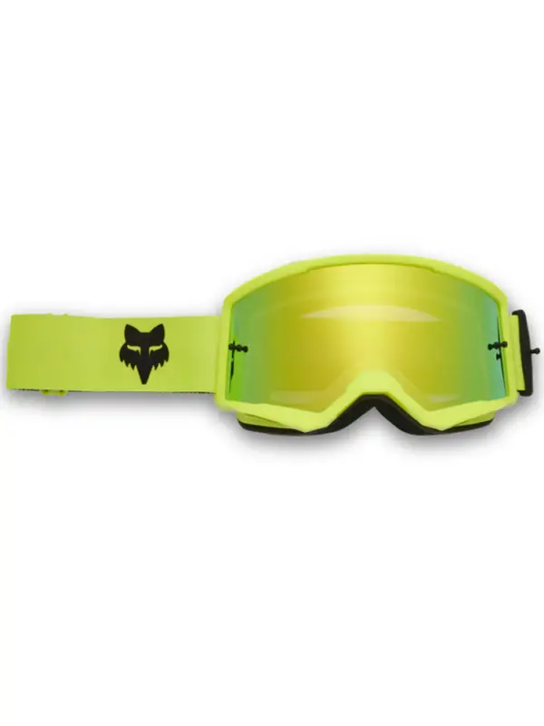 Gogle motocyklowe Fox Main Core Spark z przyciemnianą żółtą szybą, fluo-czarne Kup online