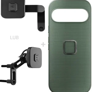 Zestaw na motocykl: etui Peak Design Mobile Everyday Fabric do smartfona Google Pixel 9 Pro + mocowanie motocykla Nie przegap