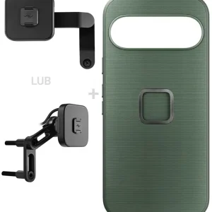 Tani Zestaw na motocykl: etui Peak Design Mobile Everyday Fabric do smartfona Google Pixel 9 + mocowanie motocykla