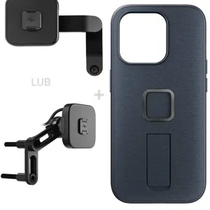 Zestaw na motocykl: etui Peak Design Mobile Everyday Loop do smartfona Iphone 15 Pro v2 + mocowanie motocykla Oferta