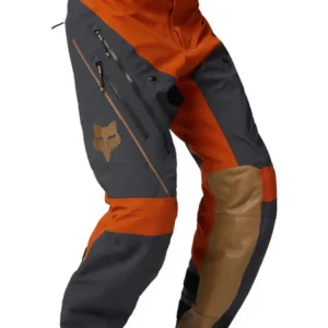 Spodnie cross Fox Defend Gore-Tex czarno-pomarańczowe Dostępne od ręki