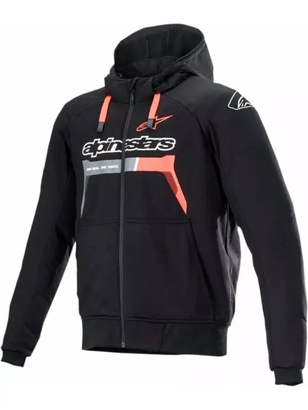 Nowość Bluza motocyklowa Alpinestars Chrome Sport czarno-czerwona