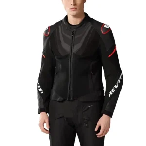Kurtka motocyklowa tekstylna REV’IT! Mantis 3 H2O czarno-czerwona Taniej