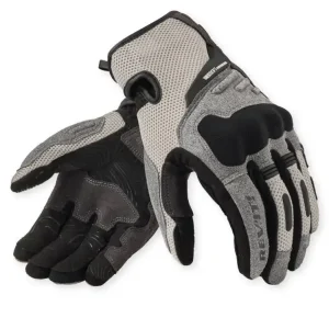 Rękawice motocyklowe letnie REV’IT! Cavern szaro-czarne Premium