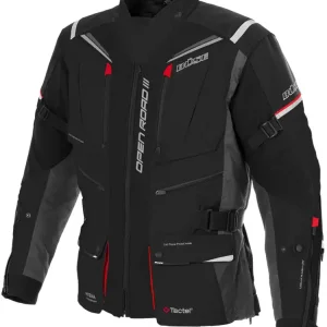 Kurtka motocyklowa tekstylna Büse Open Road III czarna Zniżka