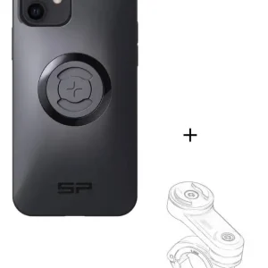 Tani Zestaw na motocykl: etui SPC+ na telefon iPhone 12/12 Pro + mocowanie SP Connect