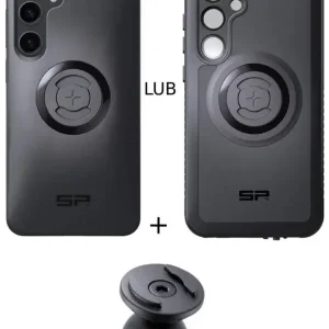 Premium Zestaw: etui na telefon Samsung Galaxy S24+ + uchwyt kulowy Pro SPC+ SP Connect