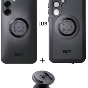 Zestaw: etui na telefon Samsung Galaxy S25+ + uchwyt kulowy Pro SPC+ SP Connect Popularny