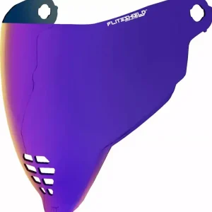 Okazja Szybka do kasku Icon Airflite model FliteShield lustrzana fioletowa