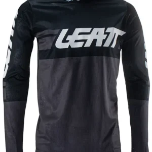 Łatwy zwrot Bluza enduro Leatt Moto 4.5 X-Flow czarno-szara