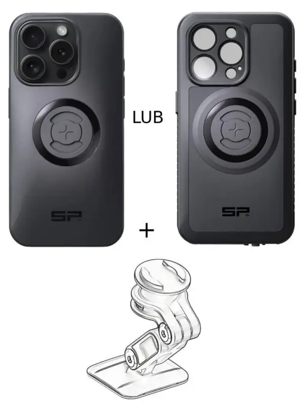 Zestaw do samochodu: etui na telefon iPhone 15 Pro + mocowanie SP Connect Oferta czasowa