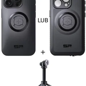 Popularny Zestaw: etui na telefon iPhone 15 Pro + statyw/selfie stick SPC+ SP Connect