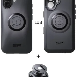 Szybka wysyłka Zestaw: etui na telefon iPhone 16 + uchwyt na rzep SPC+ SP Connect