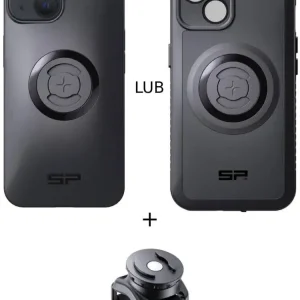 Zestaw: etui na telefon iPhone 14/13 + uchwyt na rzep SPC+ SP Connect Okazja