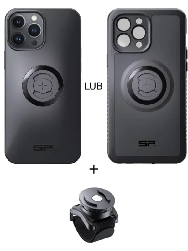 Ograniczona ilość Zestaw: etui na telefon iPhone 13 Pro Max + uchwyt na rzep SPC+ SP Connect