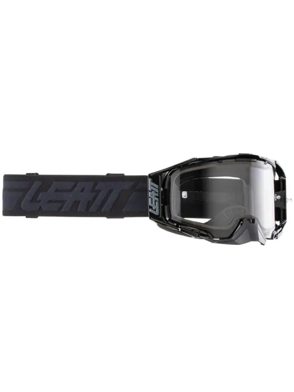 Szybka dostawa Gogle motocyklowe Leatt Velocity 6.5 Stealth z lekko przyciemnianą szybą czarno-szare