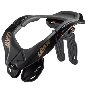 Stabilizator karku dziecięcy Leatt 5.5 Stealth czarno-złoty Do wyczerpania zapasów