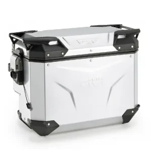Bezpieczne zakupy Kufer boczny GIVI Trekker Outback Evo Smart 40 aluminiowy, anodyzowany [wyprofilowany, na prawą stronę; poj.: 40 l; bez wkładki SLR]