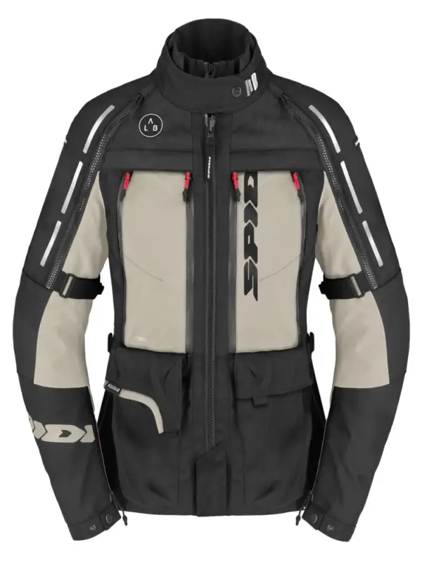 Dodaj do koszyka Kurtka motocyklowa damska tekstylna Spidi 4 Season V3 czarno-brązowa
