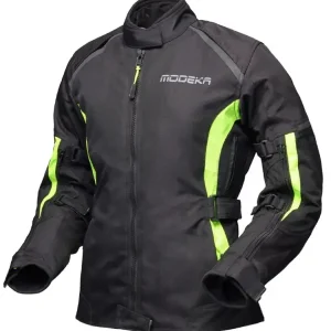 Premium Kurtka motocyklowa damska tekstylna Modeka Luana fluo-czarna