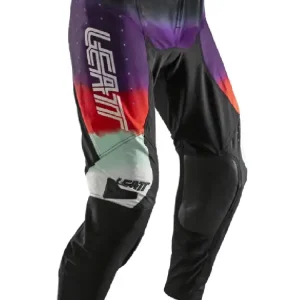 Oferta limitowana Spodnie cross damskie Leatt Moto 4.5 Sunburn czarno-czerwono-fioletowe