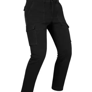 Jeansy motocyklowe PMJ Aviator Cargo, czarne Popularny