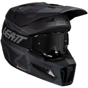 Kask enduro Leatt Moto 3.5 V25 Stealth z goglami czarnymi Rabat